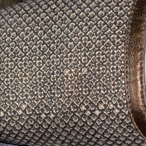 Carolina Molina Bronze Brown Block Heels Size 10 - Picture 7 of 7